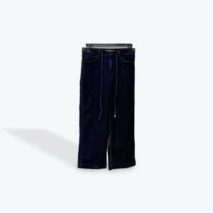 JUST‎ USA Womens Dark Wash Wide Leg Cropped Jeans Size 29 8